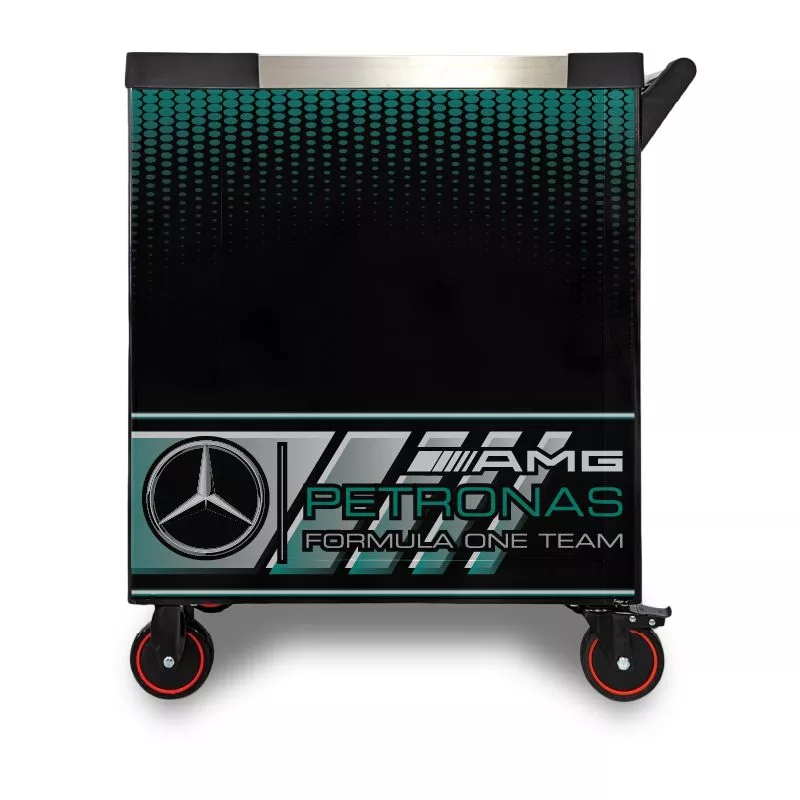 Kit déco' pour servante d'atelier 8 tiroirs - Mercedes AMG Petronas