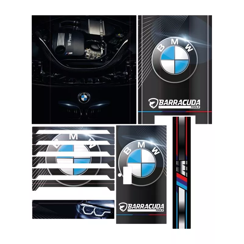 Kit déco' pour servante d'atelier 7 tiroirs - BMW
